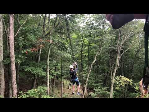 Treetop Canopy zip-line with NROCKS