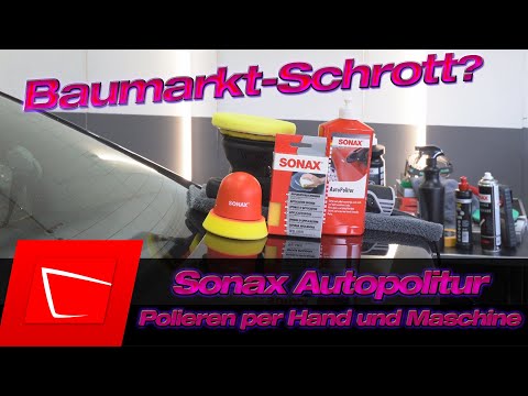 DIY junk or prejudice? Sonax car polish tested with Sonax P-Ball and polishing machine