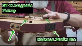 Video thumbnail for Comparing Fishman Matrix/Prefix Pro Blend And Folkcraft® NT-11® Magnetic Dulcimer Pickups by Folkcraft Instruments