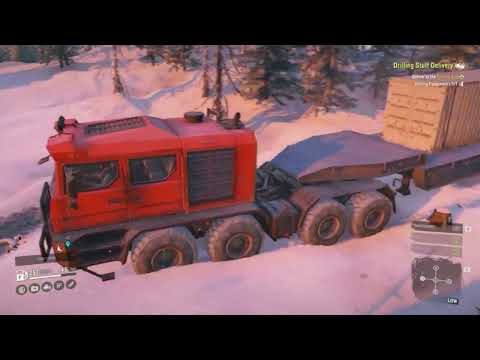 SnowRunner-Drilling stuff delivery/n.switch gameplay part 63