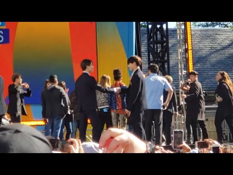 190515 BTS Ending (Jikook handshake!) @ Good Morning America GMA Summer Concert Series New York City
