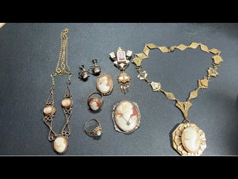 Antique & Vintage Cameo Jewelry Collection