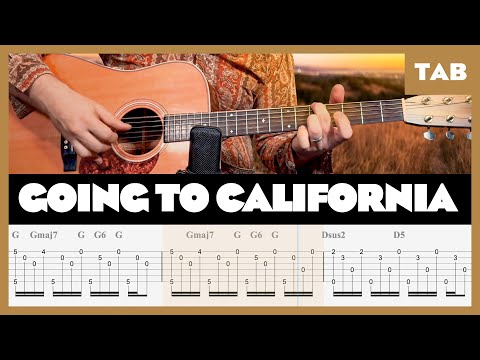 Led Zeppelin - Going to California - Guitar Tab | Lesson | Cover | Tutorial
