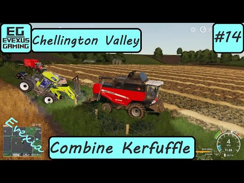 Chellington Valley Multiplayer With Evexia -Farming Simulator 19 Timelapse - Combine Kerfuffle