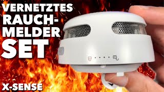 Smarter Rauchmelder Verbund im Test - X-Sense XS01-WR Link+ -  Es wird heiß und LAUT !!