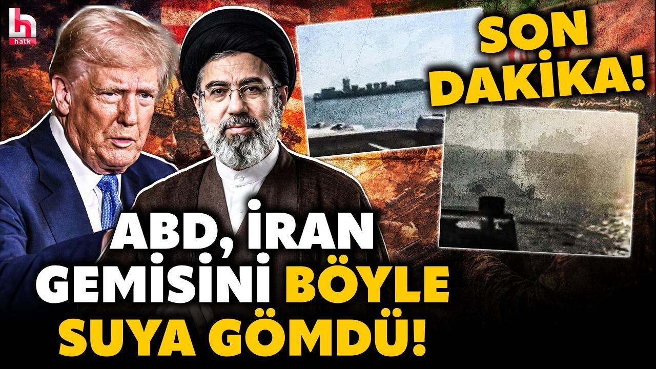 SON DAKİKA! CENTCOM YAYINLADI! ABD füzeleri İran bayraklı gemiyi deldi geçti! Savaş alevleniyor!