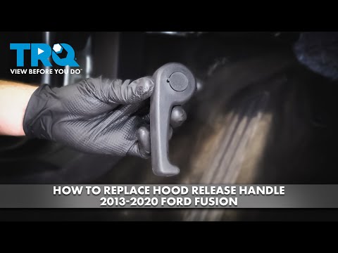 How to Replace Hood Release Handle 2013-2020 Ford Fusion