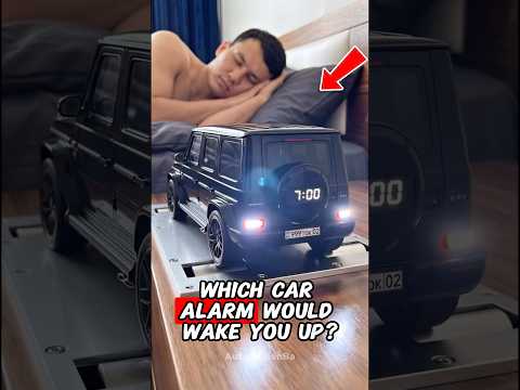 Which Car Alarm Would Wake You Up? 🚨😴🚗 #shorts #automobile #car #sleep #viral