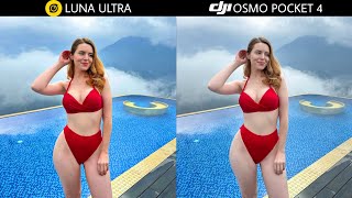 Insta360 Luna ULTRA VS DJI Osmo Pocket 4 | Camera Test 