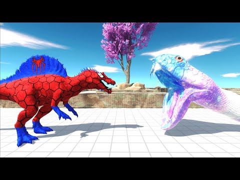 Cosmic Titanoboa Death Run | Animal Revolt Battle Simulator