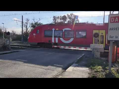 TER au passage à niveau d'Esqalquens