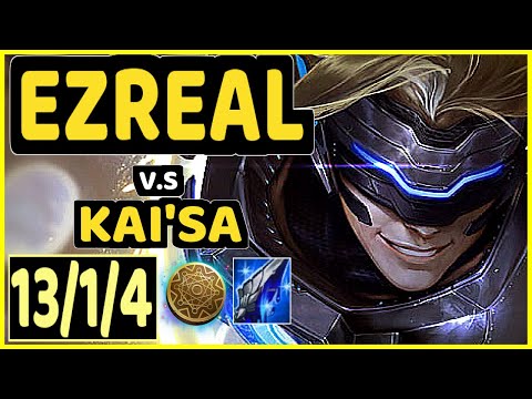 XPECIAL (EZREAL) vs KAI'SA - 13/1/4 KDA BOTTOM ADC GAMEPLAY - NA Ranked MASTER