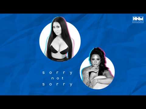 Nicki Minaj, Demi Lovato - Sorry Not Sorry [MASHUP] Video