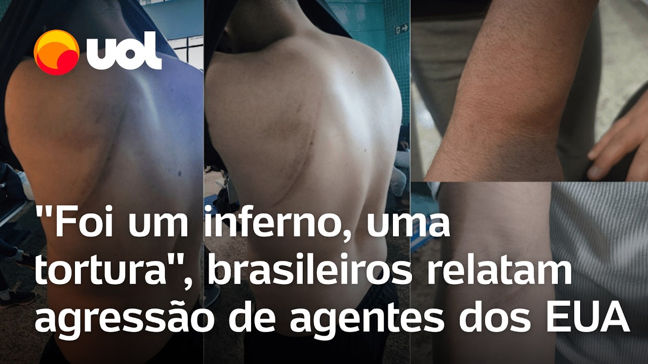 Brasileiros deportados relatam agressão de agentes dos EUA durante voo: 'Iam nos matar'