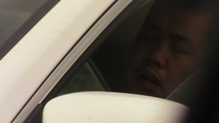 Man Falls Asleep on Freeway!