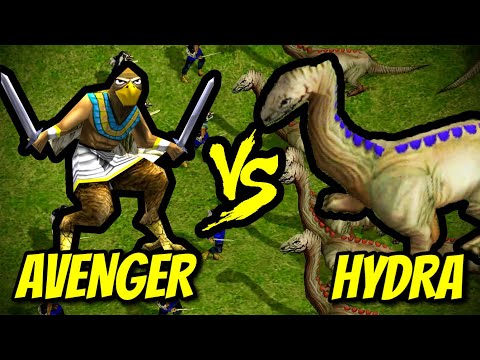 200 AVENGERS vs 200 HYDRAS | Age of Mythology