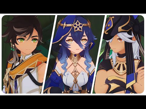 Layla Loses her Memories (Cutscene) Ruins Exploration Fieldwise Center | Genshin Impact 6.1