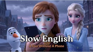 A Day Without a Phone | Easy English Listening Practice (A2 Level)