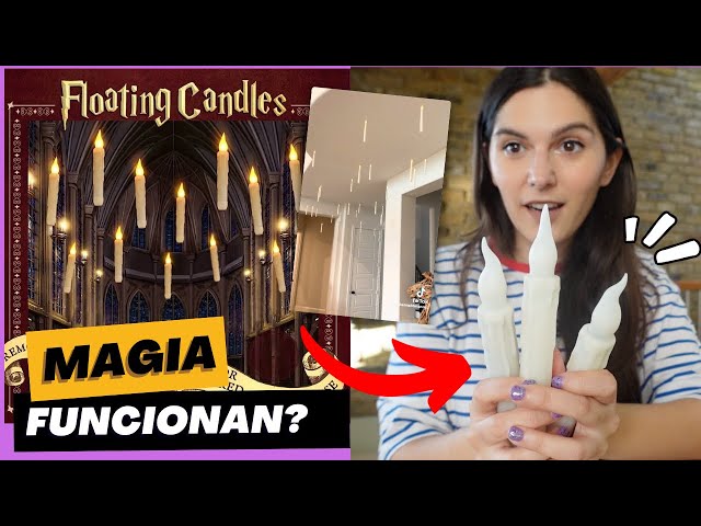 Vídeo relacionado con YushengTai Velas Flotantes, 12 Piezas 16,8 CM Velas Flotantes Har-ry Potter con Varita, Floating Candles para Decoración de Halloween, Velas Colgantes