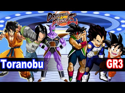 DBFZ: Toranobu (Ginyu, Android 17, Yamcha) vs GR3 (Bardock, Base Vegeta, Goku GT)