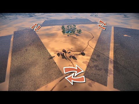 Battle Of 3 Armies: Orcs & Zombies - Spartans & Egyptians - Knights & Mongols - UEBS 2