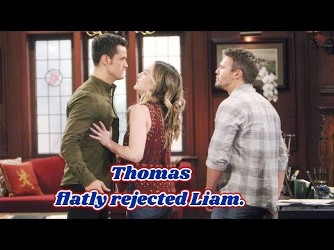 Liam was overwhelmed in the confrontation. Thomas is too strong- The Bold and The Beautiful Spoilers