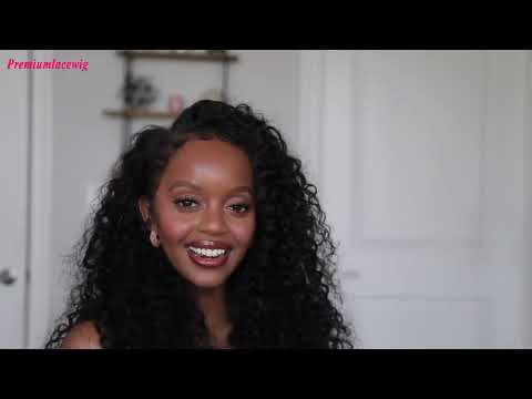 18inch natural color Peruvian Virgin Hair Body Curl lace front wig