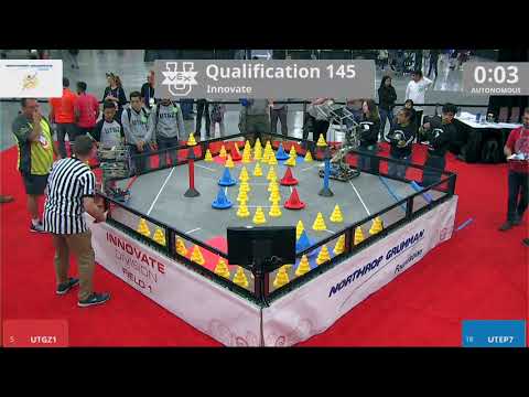2018 VEXU Innovate Q145 - UTGZ1 vs UTEP7 - 96 to 14