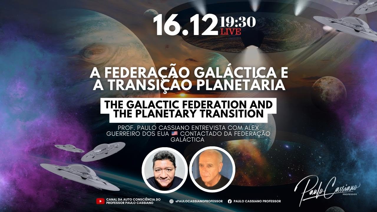 LIVE INTERNACIONAL ALEX GUERREIRO - EUA - A FEDERAÇÃO GALATICA - PIX APOIO - 320.703.493-49