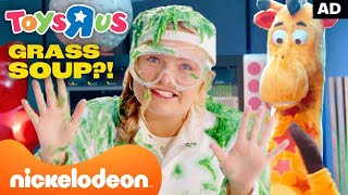 Pressley Makes Messy Trivia an ART w/ Geoffrey the Giraffe