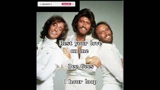 Bee Gees - Rest your love on me [ 1 hour loop ]