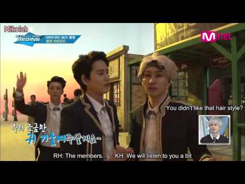 [Eng Sub] 140904 MCD Begins #SuperJunior #Mamacita MV making CUT