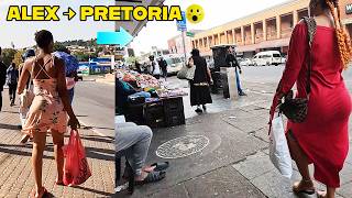 From Alex Mall to Pretoria 🇿🇦 | Taxi Ride & Sunset City Walk 😳