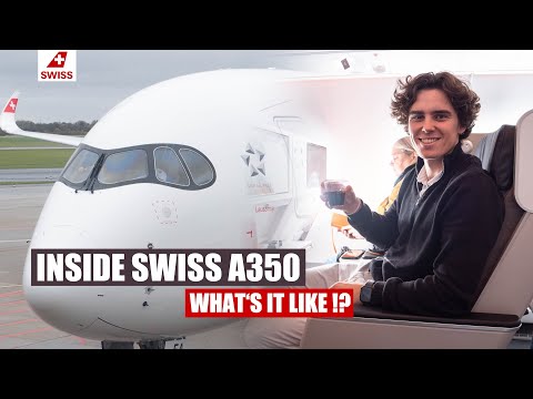 NEW Swiss A350 Premium Economy Class | Zürich to Düsseldorf