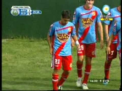 Arsenal 1 San Lorenzo 0, gol de Adrián González