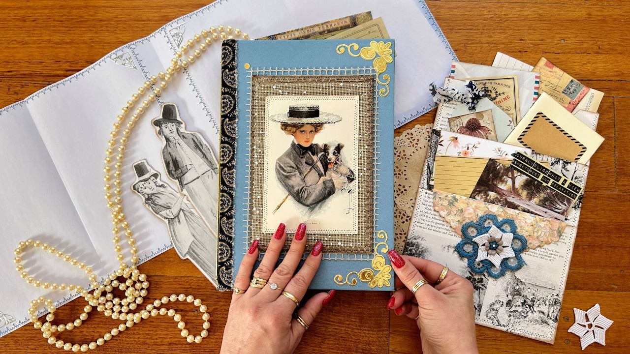 Create Large Expanding Journal Pages | Harvesting a Book