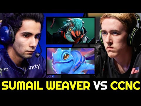SUMAIL vs CCNC Top 1 MMR Battle — Weaver vs Puck