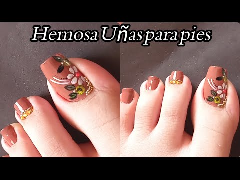 Diseño de uñas para pies/ Uñas 2024 Tendencias  😍 Hermosa Diseño de uñas 2024