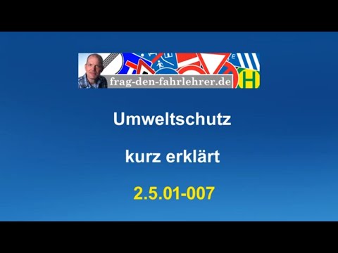 Theorieprüfung 2.5.01-007 - Zusatzstoff Klasse B -Umweltschutz – Fahrschule - Auto fahren lernen