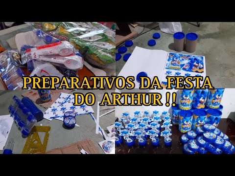 COMECEI  OS PREPARATIVOS DA FESTA + algumas comprinhas / ARLENE MARQUES 
