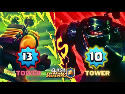 Level 13 Crushed By Level 10 - Hard Gameplay Clash Royale