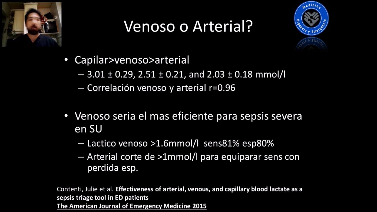 Acido Lactico, utilidad clinica. Parte 2.1; venoso? pronostico? #FOAMed #MUE #ChileEM