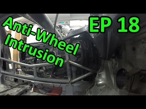 Project 240 - Le Drift Car II | Ep. 18 - Anti-Wheel Intrustion Bars | FD Spec Cage Build