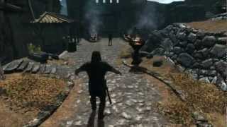 SKYRIM PARKOUR!