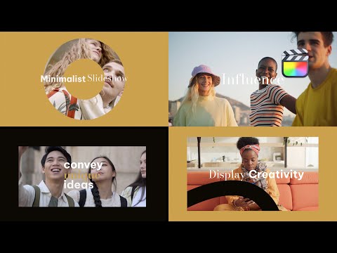 Minimalist Slideshow Modular Template for Final Cut Pro — MotionVFX