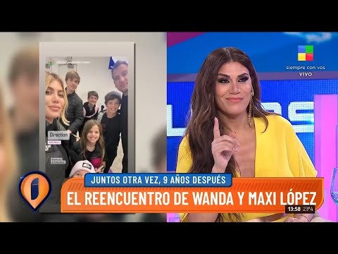 😱 El reencuentro de Wanda Nara y Maxi López: juntos otra vez, 9 años después