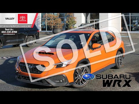 2022 Subaru WRX Sport-tech
