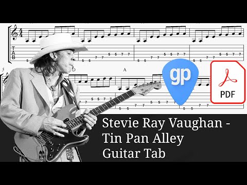 Stevie Ray Vaughan - Tin Pan Alley Guitar Tabs [TABS]