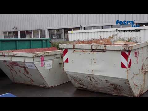 Fetra Kippbehälter mit Ablasshahn 300 Liter Volumen-youtube_img