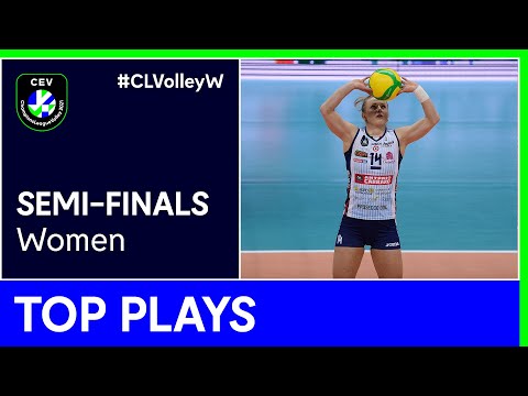 Top 5 Plays Semi-Finals - #CLVolleyW